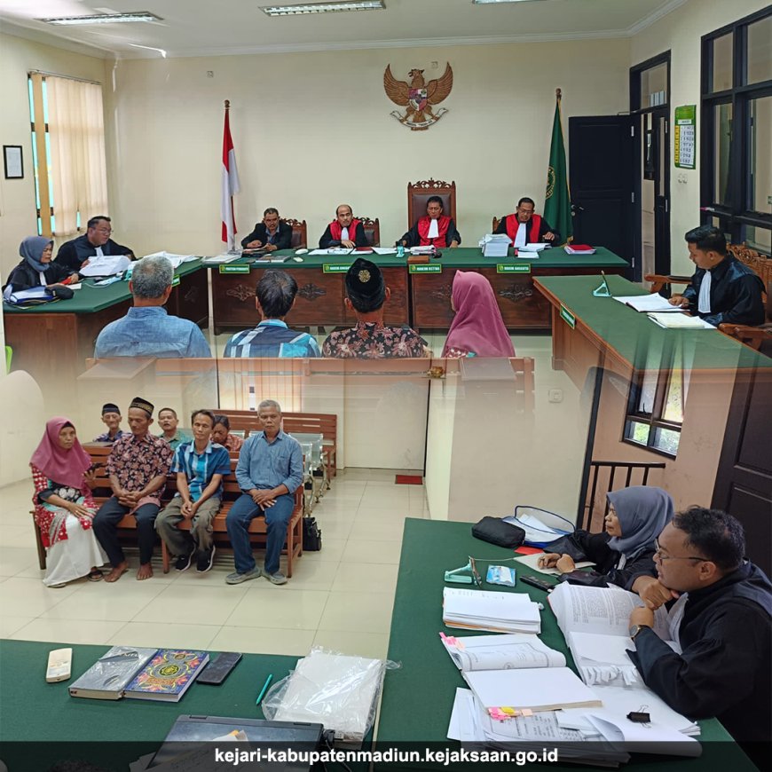 Sidang perkara Tipikor atas Nama Terdakwa ANDI WIBOWO KUSUMO bin MARGONO & WAHYUDI bin PURWADI