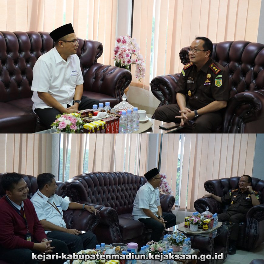 kunjungan silaturahmi dari Kepala Kantor Pelayanan Pajak (KPP) Pratama Madiun