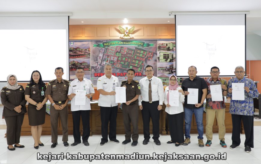 Entry Meeting dan Penandatanganan Pakta Integritas Pengamanan Pembangunan Strategis (PPS) Tahun Anggaran 2024 di wilayah Kabupaten Madiun yang dilakukan oleh RSUD Dolopo Kabupaten Madiun dengan Kejaksaan Negeri Kabupaten Madiun