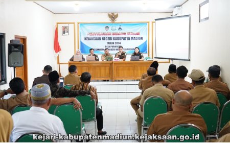 Kegiatan Penerangan Hukum Program Jaksa Garda Desa (Jaga Desa) tahun 2024 bagi seluruh Desa di Wilayah Kecamatan Wonoasri Kabupaten Madiun