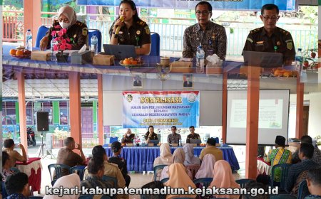 Penerangan Hukum Program Jaksa Garda Desa (Jaga Desa) tahun 2024 bagi seluruh Desa di Wilayah Kecamatan Pilangkenceng Kabupaten Madiun