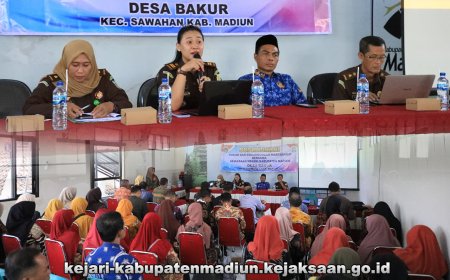 Kegiatan Penerangan Hukum Program Jaksa Garda Desa (Jaga Desa) tahun 2024 bagi seluruh Desa di Wilayah Kecamatan Sawahan Kabupaten Madiun