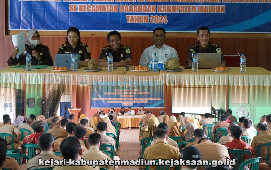 Penerangan Hukum Program Jaksa Garda Desa (Jaga Desa) tahun 2024 bagi seluruh Desa di Wilayah Kecamatan Dagangan Kabupaten Madiun