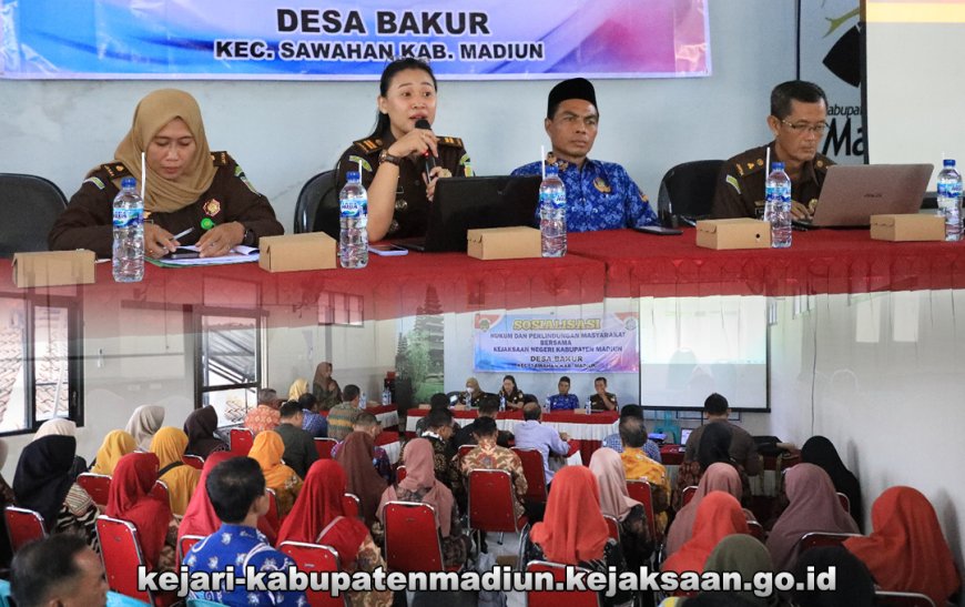 Kegiatan Penerangan Hukum Program Jaksa Garda Desa (Jaga Desa) tahun 2024 bagi seluruh Desa di Wilayah Kecamatan Sawahan Kabupaten Madiun