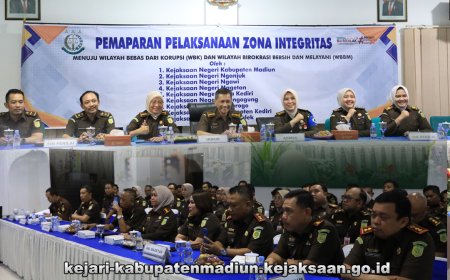 Verifikasi Lapangan oleh Tim Penilai Internal dari Jaksa Agung Muda Pengawasan kejaksaan RI kepada 9 Satker