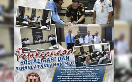 Sosialisasi dan Penandatanganan MOU Pelaksanaan Pemungutan dan Penagihan Pajak Daerah