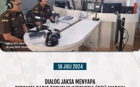 Dialog Jaksa Menyapa dengan tema " Penanganan Perjudian Online ".