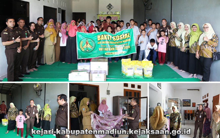 Bakti Sosial dalam rangka Hari Bhakti Adhyaksa Ke-64 dan HUT Ikatan Adhyaksa Dharmakarini ke-24 Tahun 2024.