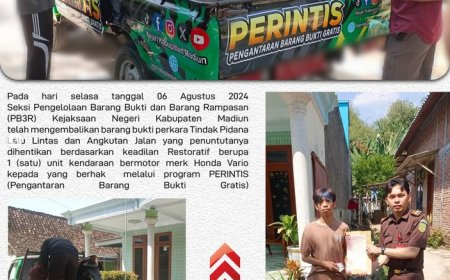PERINTIS (Pengantaran Barang Bukti Gratis)