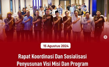 Rapat Koordinasi Dan Sosialisasi Penyusunan Visi Misi Dan Program Serta Pemeriksaan Kesehatan Pasangan Calon Bupati Dan Wakil Bupati Madiun Tahun 2024