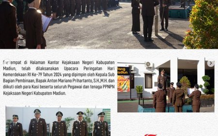 Upacara Peringatan Hari Kemerdekaan Indonesia yang Ke-79 Tahun 2024