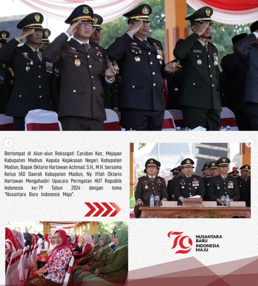 Upacara Peringatan HUT Republik Indonesia ke-79 Tahun 2024 dengan tema "Nusantara Baru Indonesia Maju