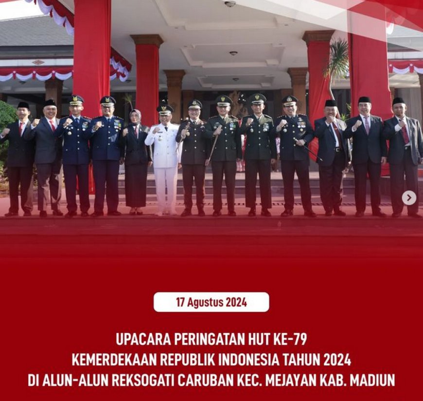 Upacara Peringatan HUT Republik Indonesia ke-79 Tahun 2024 dengan tema "Nusantara Baru Indonesia Maju