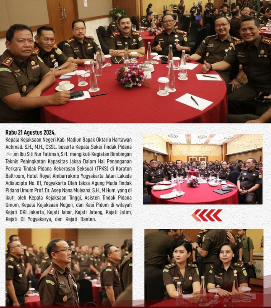 Bimbingan Teknis Peningkatan Kapasitas Jaksa Dalam Hal Penanganan Perkara Tindak Pidana Kekerasan Seksual (TPKS)