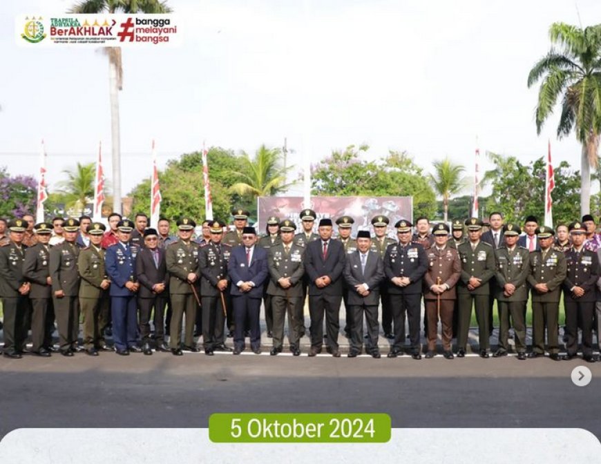 Upacara Peringatan HUT TNI Ke-79 Tahun 2024