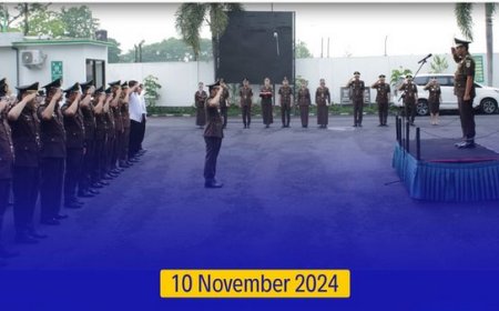 Upacara Peringatan Hari Pahlawan ke 65 Tahun 2024 dengan tema “Teladani Pahlawanmu, Cintai Negerimu”