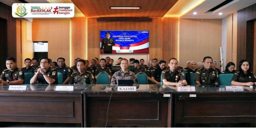 Kunjungan Kerja Virtual Jaksa Agung Republik Indonesia