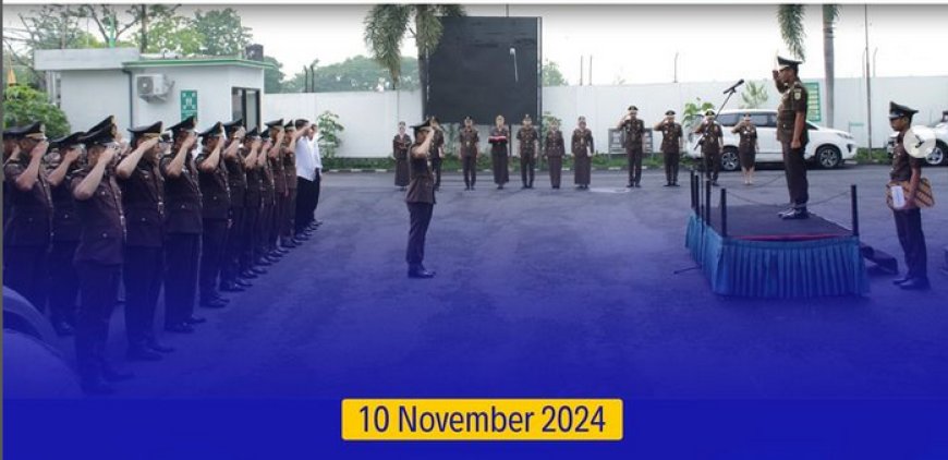 Upacara Peringatan Hari Pahlawan ke 65 Tahun 2024 dengan tema “Teladani Pahlawanmu, Cintai Negerimu”