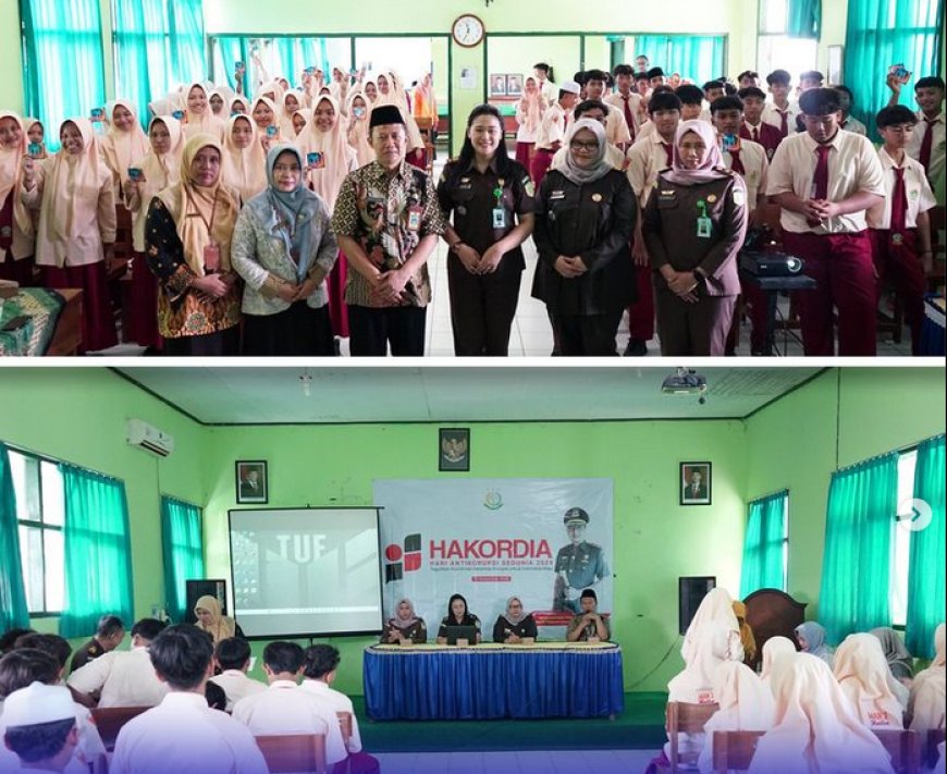 Kegiatan Sosialisasi pada MAN 2 Madiun dalam rangka memperingati Hari Anti Korupsi Sedunia tahun 2024 dengan Tema " Sinergi Berantas Korupsi "