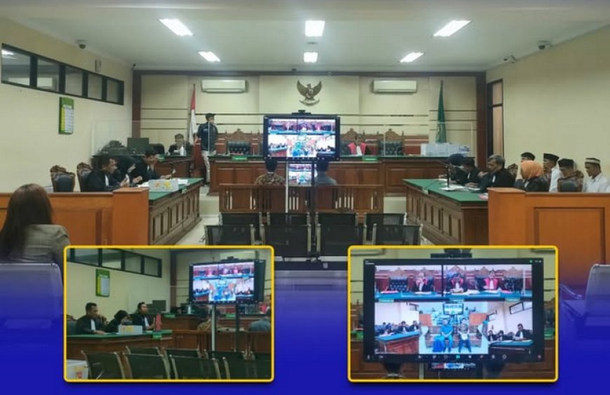 Persidangan Perkara Tindak Pidana Korupsi Penyimpangan Terhadap Pembangunan Plengseng Afur/Talud di Desa Warurejo, Kec. Balerejo, Kab. Madiun