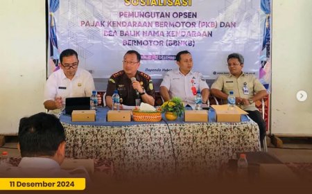 Sosialisasi Pemungutan Opsen Pajak Kendaraan Bermotor (PKB) dan Bea Balik Nama Kendaraan Bermotor (BBNKB)
