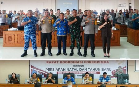 Rapat Koordinasi Forkopimda Dalam Rangka Persiapan Natal dan Tahun Baru Tahun Anggaran 2024