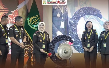 Rapat Kerja Daerah (RAKERDA) Kejaksaan Tinggi Jatim Tahun 2024 dengan tema “ Optimalisasi Peran Kejaksaan Dalam Penegakan Hukum Yang Humanis Untuk Mendukung Asta Cita Pembangunan Yang Berkelanjutan ”