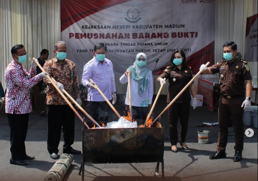 Pemusnahan Barang Bukti Perkara Tindak Pidana Umum yang telah berkekuatan Hukum Tetap (INKRACHT)