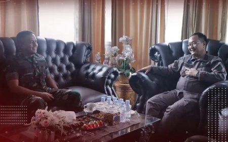 Kunjungan Silaturahmi Komandan Kodim 0803/Madiun, Bapak Letkol Kav Widhi Bayu Sudibyo