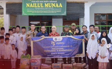Pembagian Makanan Bergizi Gratis dalam rangka memperingati Hari Bhakti Imigrasi ke-75 Tahun 2025