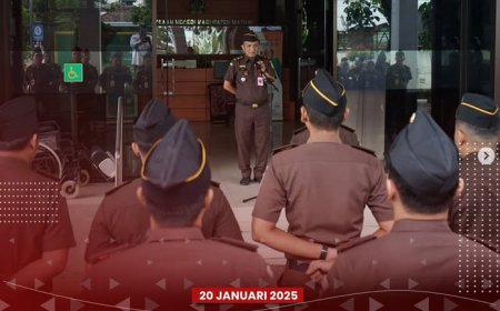 Apel Pagi Kejaksaan Negeri Kabupaten Madiun