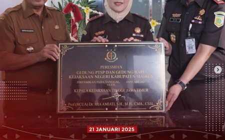 Peresmian Gedung Baru serta Gedung Pelayanan Terpadu Satu Pintu (PTSP) Kejaksaan Negeri Kabupaten Madiun