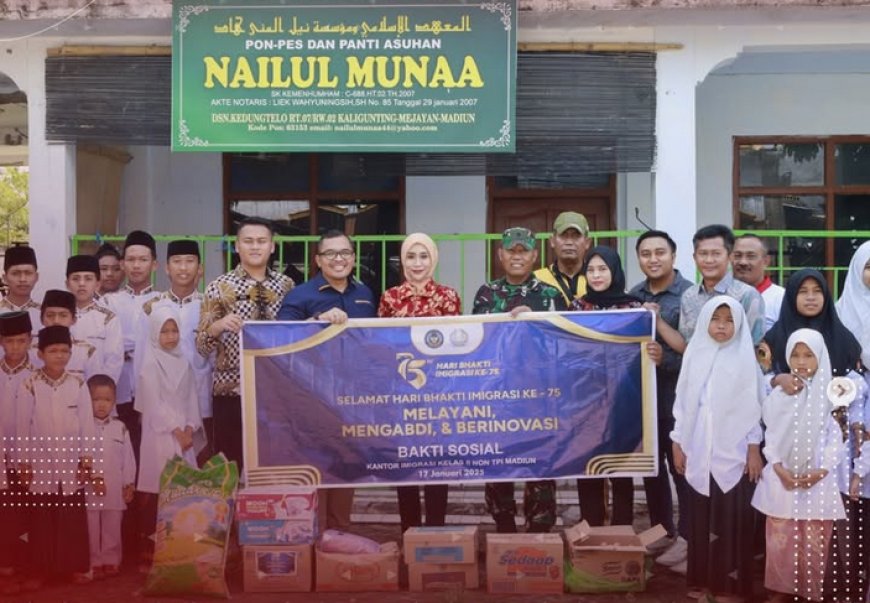 Pembagian Makanan Bergizi Gratis dalam rangka memperingati Hari Bhakti Imigrasi ke-75 Tahun 2025