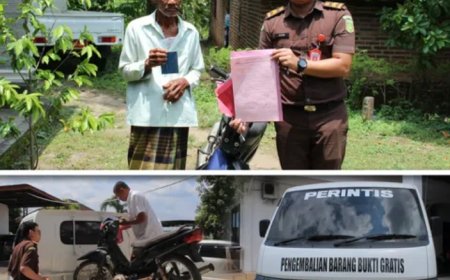 PERINTIS (Pengembalian Barang Bukti Gratis) telah mengembalikan Barang Bukti Perkara Tindak Pidana Umum yang telah berkekuatan Hukum tetap (Inkracht)