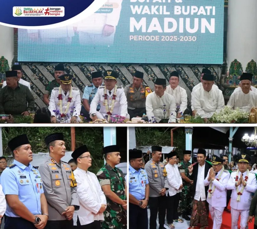 Kepala Kejaksaan Negeri Kabupaten Madiun menghadiri kegiatan penyambutan dan doa bersama dalam rangka menyongsong periode kepemimpinan Bupati dan Wakil Bupati Kabupaten Madiun untuk masa jabatan 2025-2030