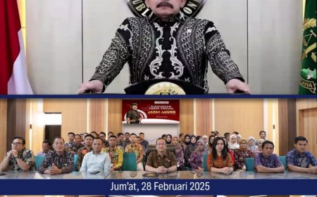 Kunjungan Kerja Virtual Jaksa Agung Republik Indonesia