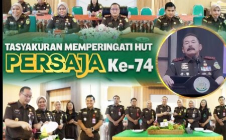 Tasyakuran Memperingati HUT Persatuan Jaksa Indonesia (PERSAJA) ke-74
