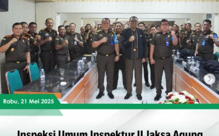 Inspeksi Umum Inspektur II Jaksa Agung Muda Bidang Pengawasan Kejaksaan Republik Indonesia