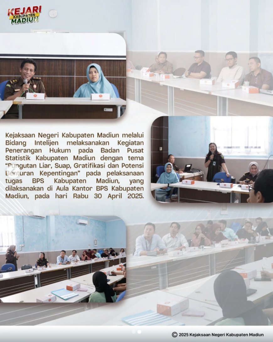Penerangan Hukum pada Badan Pusat Statistik Kabupaten Madiun