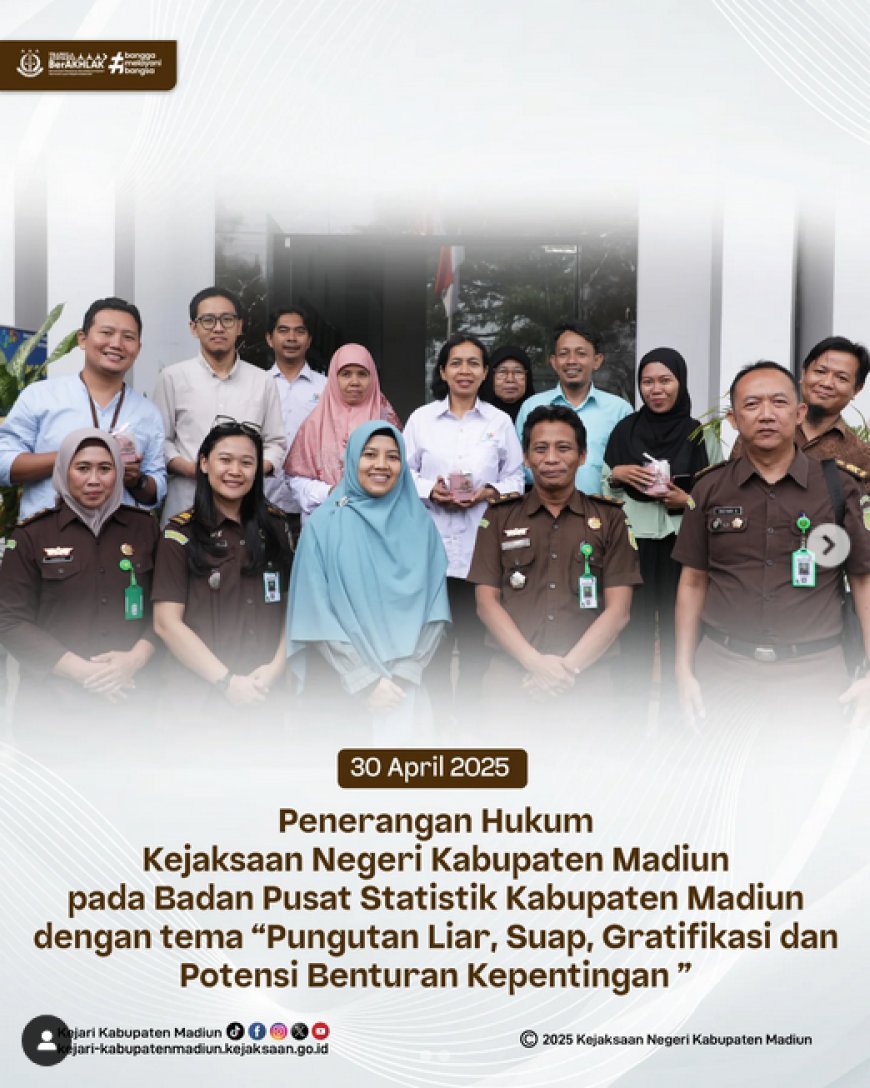 Penerangan Hukum pada Badan Pusat Statistik Kabupaten Madiun
