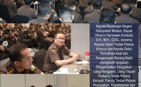 kegiatan Pengendalian Tunggakan Uang Pengganti, Uang Titipan Perkara Tindak Pidana Korupsi, Denda Tindak Pidana Perpajakan, Kepabeanan dan Cukai di Wilayah Hukum Kejaksaan Tinggi Jawa Timu