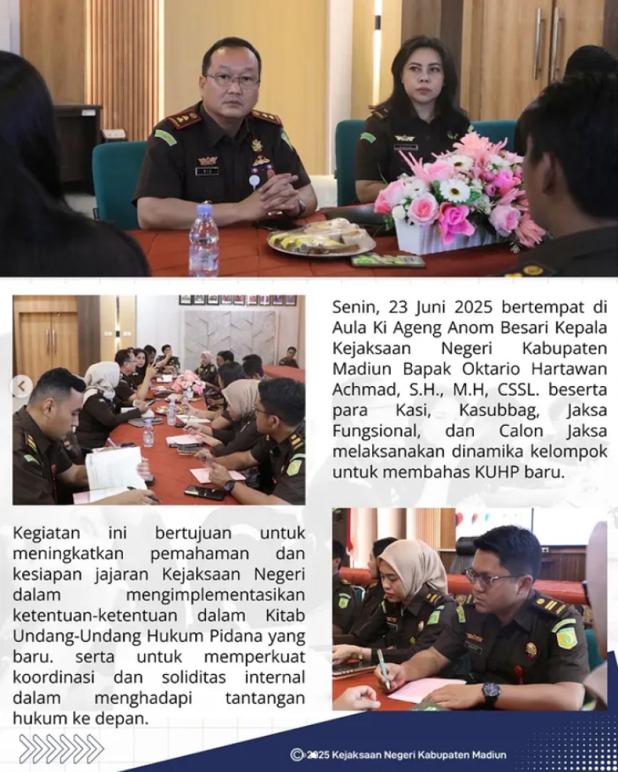 Dinamika kelompok untuk membahas KUHP baru