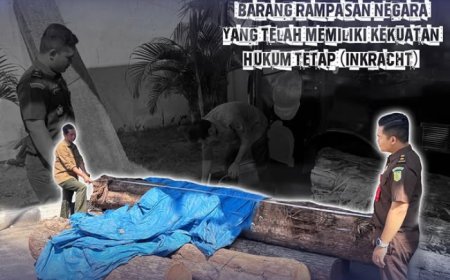 Penilaian fisik terhadap barang rampasan negara yang telah berkekuatan hukum tetap (Inkracht)