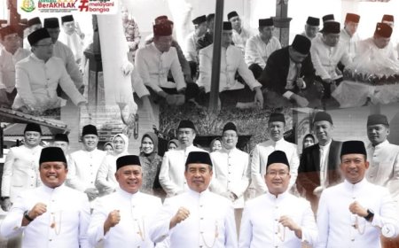 Ziarah dan Tabur Bunga ke Makam Para Bupati Madiun Terdahulu Dalam Rangka Peringatan Hari Jadi ke-457 Kabupaten Madiun