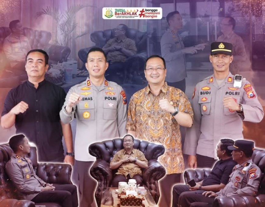 kunjungan silaturahmi Kapolres Madiun