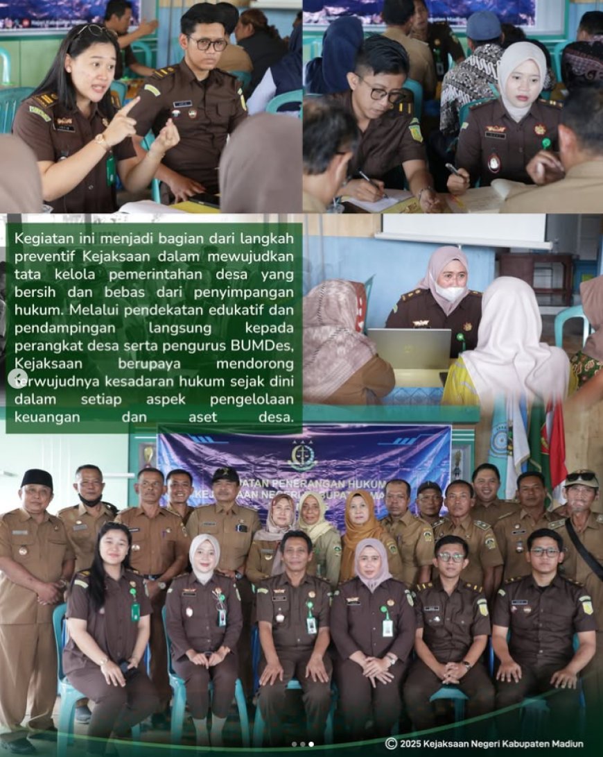 Penerangan Hukum Terkait pengelolaan Badan Usaha Milik Desa (BUMDes)