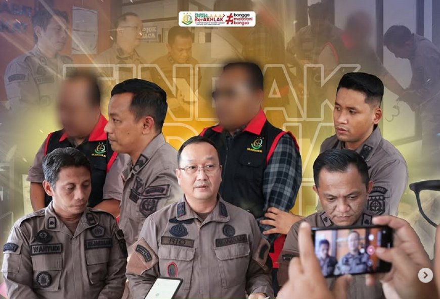 Penetapkan 2 orang tersangka Kasus Kolam Renang Desa Sukosari Kecamatan Dagangan