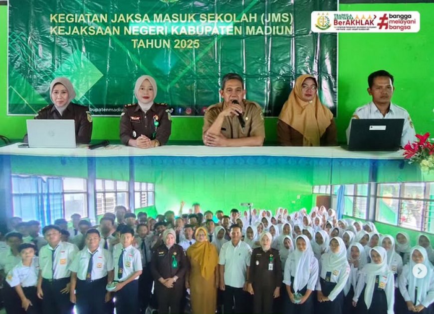 Jaksa Masuk Sekolah (JMS) di SMP Negeri 1 Pilangkenceng