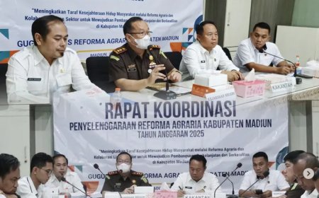 Penyelenggaraan Reforma Agraria Kabupaten Madiun Tahun Anggaran 2025