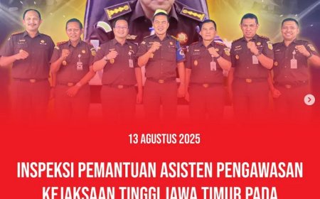 Inspeksi Pemantauan oleh Asisten Pengawasan Kejaksaan Tinggi Jawa Timur terhadap wilayah Kejaksaan Negeri se-Karesidenan Madiun.